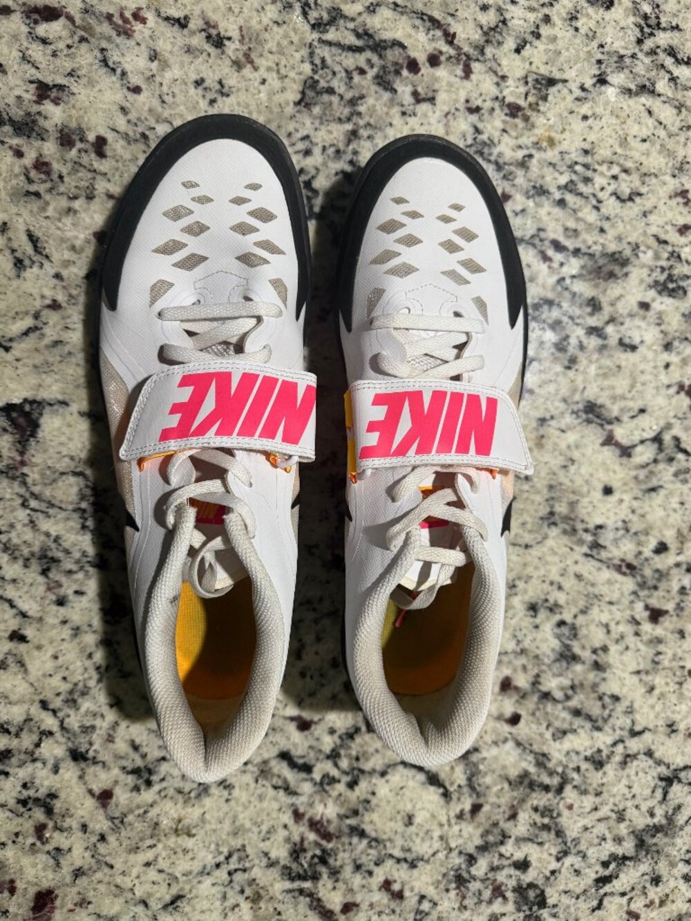 Nike Zoom Rival SD 2 Throwing Shoes White Pink Black Women's 11.5 EU 44